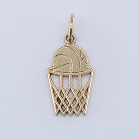10k Basketball Charm Modern Touch