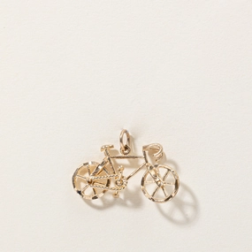 10k Yellow Gold Bicycle Charm Special Edition
