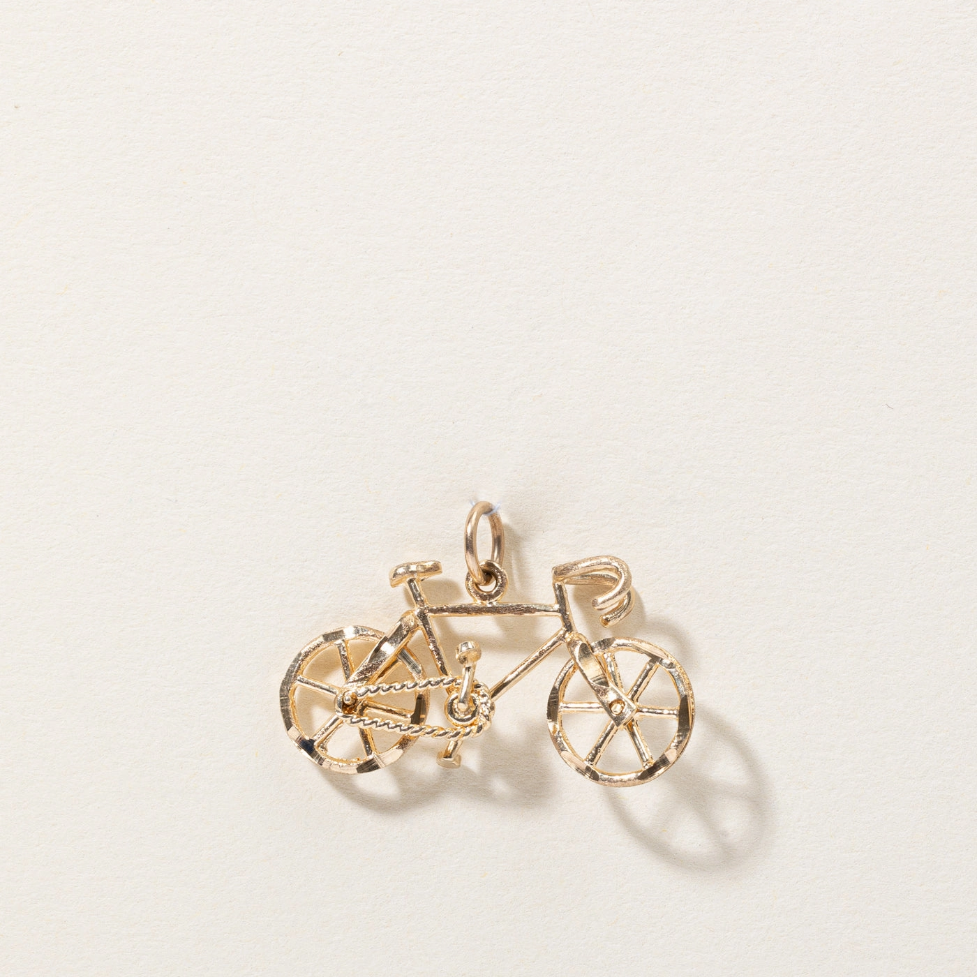 10k Yellow Gold Bicycle Charm Special Edition