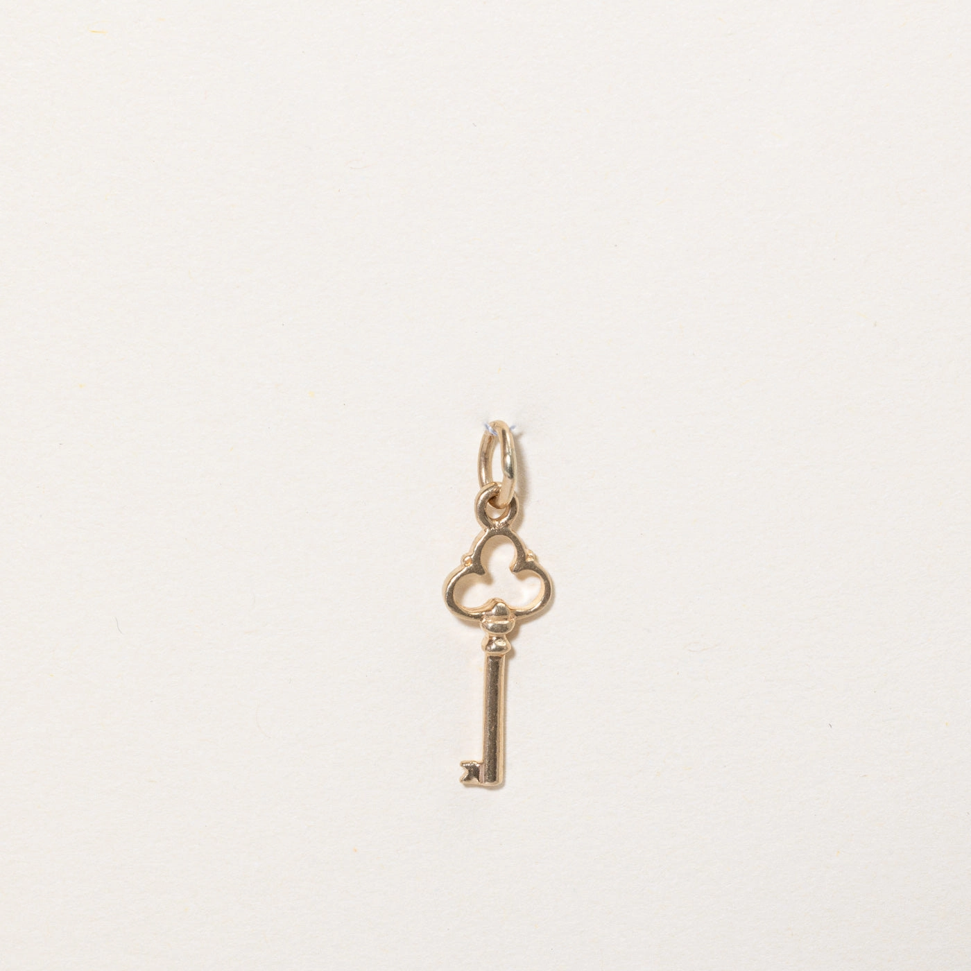 Fashion Layer Distinctive Layer 10k Yellow Gold Key Charm