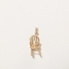 Everyday Glam Fashion Night 10k Yellow Gold Rocking Chair Charm