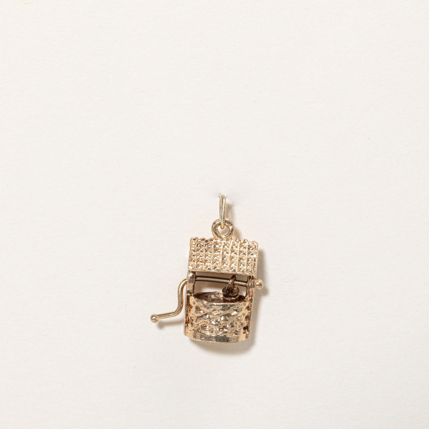 10k Yellow Gold Water Well Charm Elegant Vibe