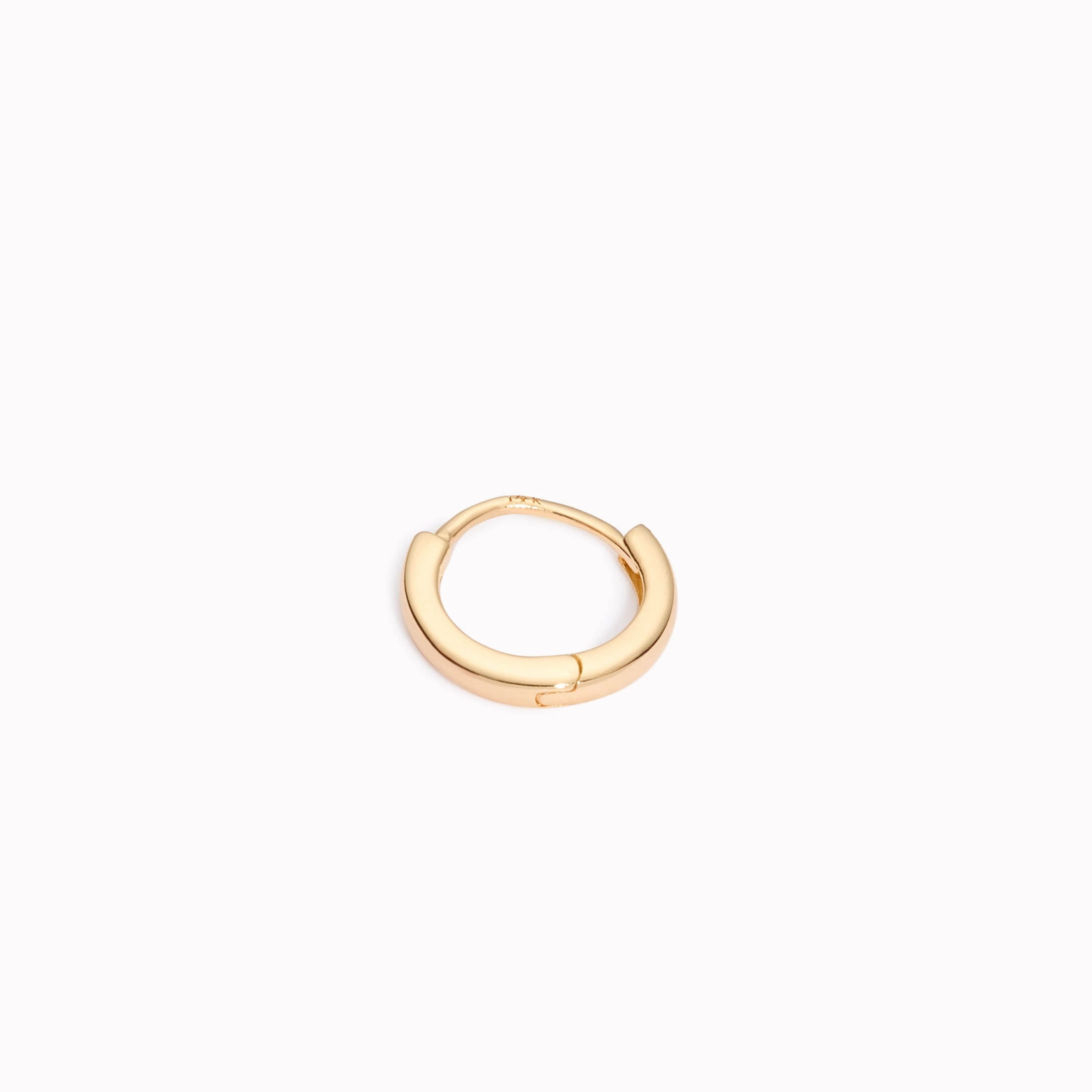 14k Gold Mini Hoop Sophisticated Style