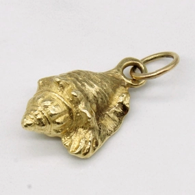 14k Yellow Gold Conch Shell Charm Iconic look Luxury Taste