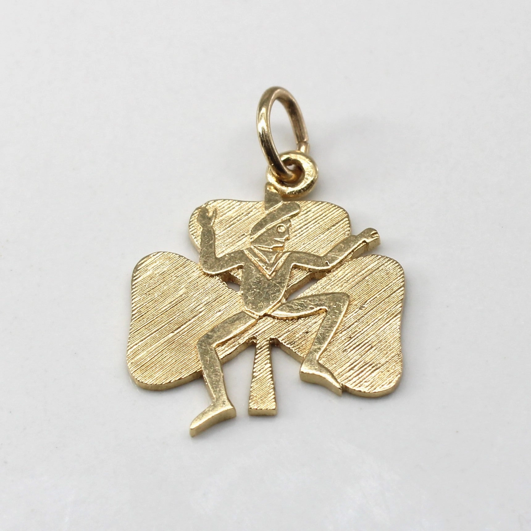 Minimal Appeal 14k Yellow Gold Girl Guide Pendant