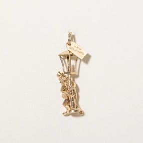 14k Yellow Gold New Orleans Charm Classic Layer