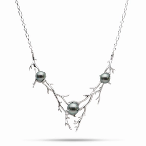 16.5-18" Heritage Tahitian Pearl Necklace in White Gold Seasonal Pick
