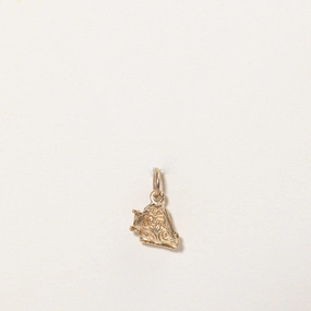 Impressive Craft 18k Yellow Gold Piano Charm