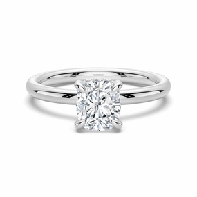 1.5 CT. Elegant Cushion Cut Solitaire Engagement Ring Glittering Sparkle
