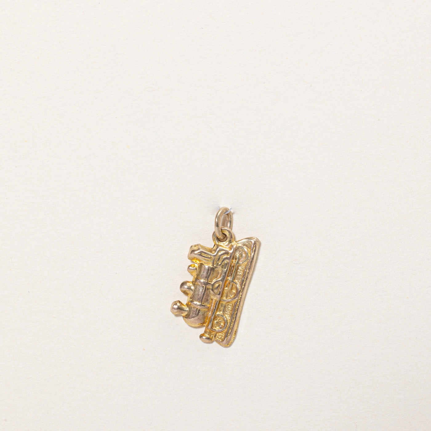 Tailored Mood 9k Yellow Gold Train Charm