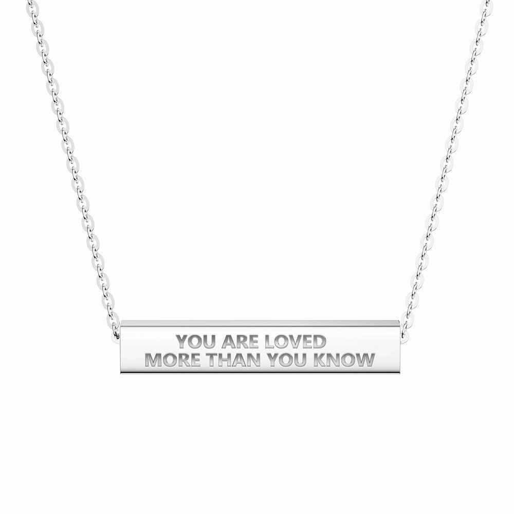 Everyday Match "You Are Stronger Than You Think" Minimalist Necklace