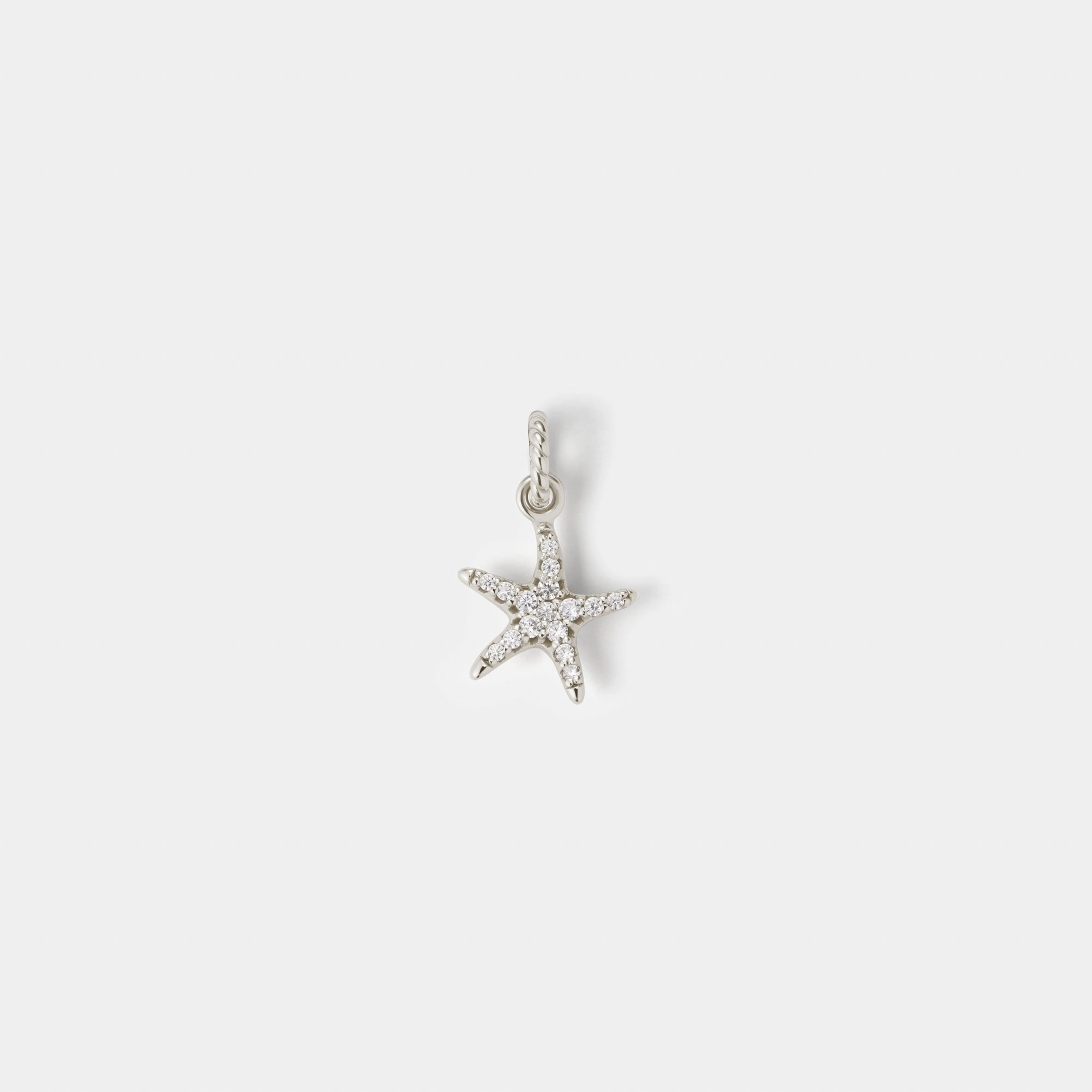 Pav?? Starfish Charm Luxury Sparkle Gleaming Detail