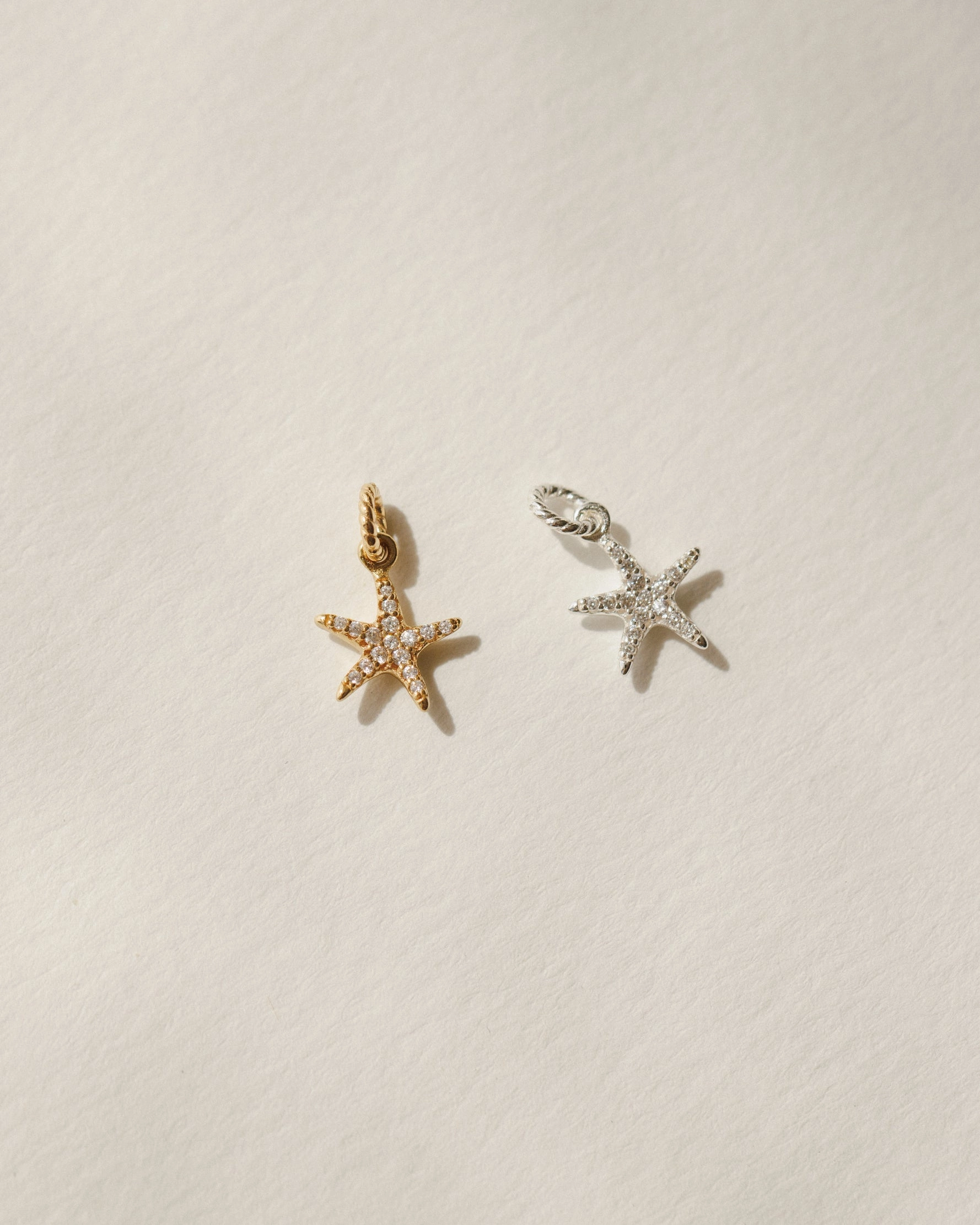 Pav?? Starfish Charm Subtle Shine Lustrous Design