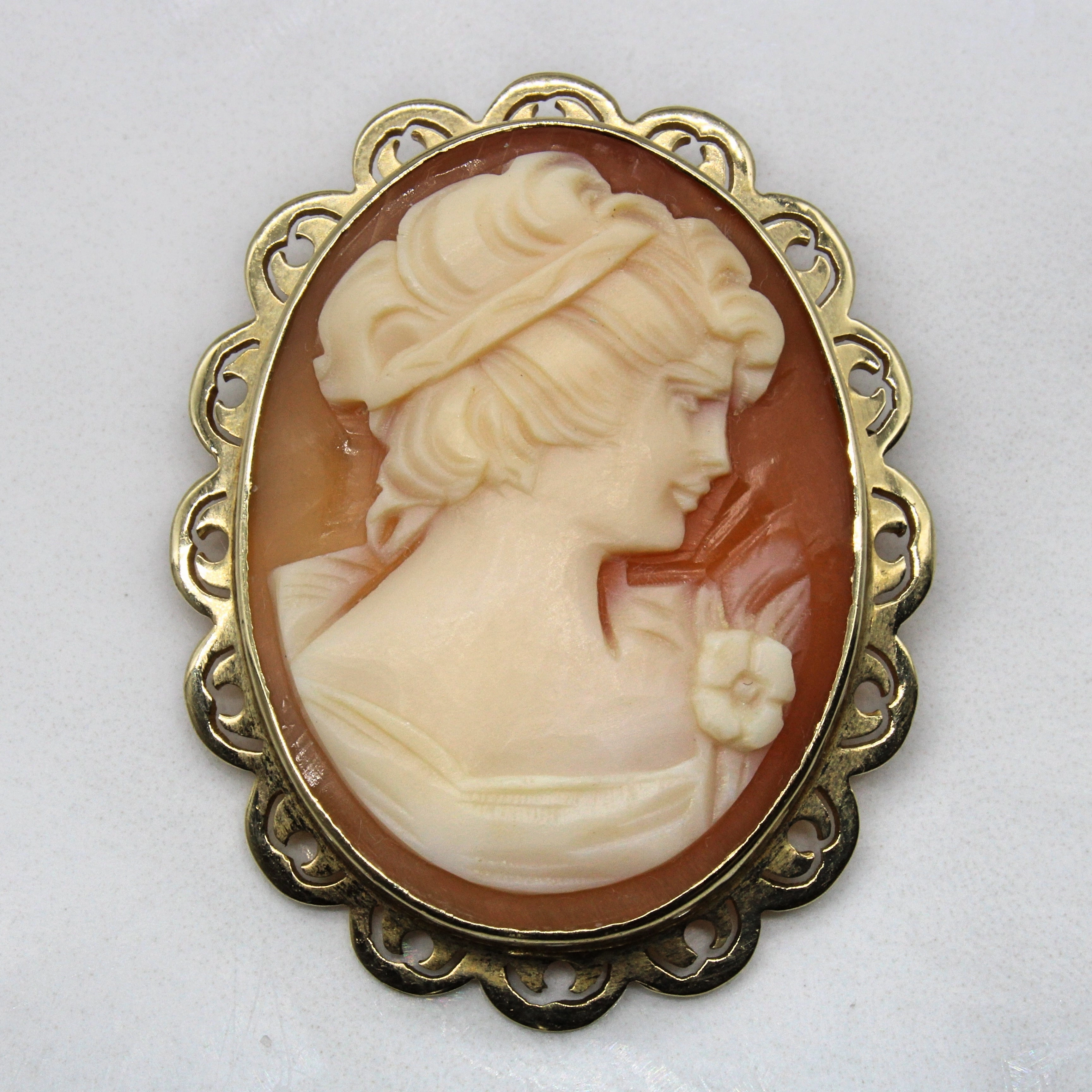 Agate Cameo Brooch | 9.75ct | Delicate Features