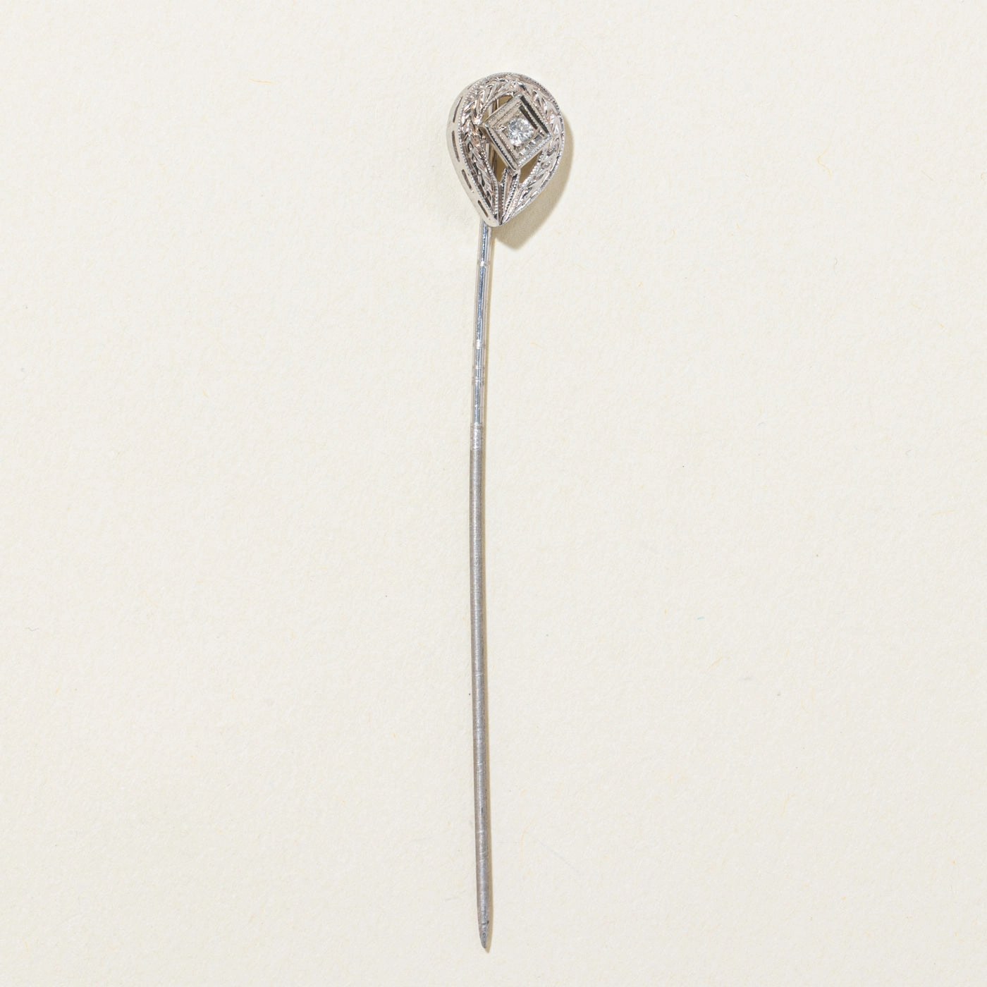 Antique Solitaire Diamond Pin | 0.04ct Gift worthy
