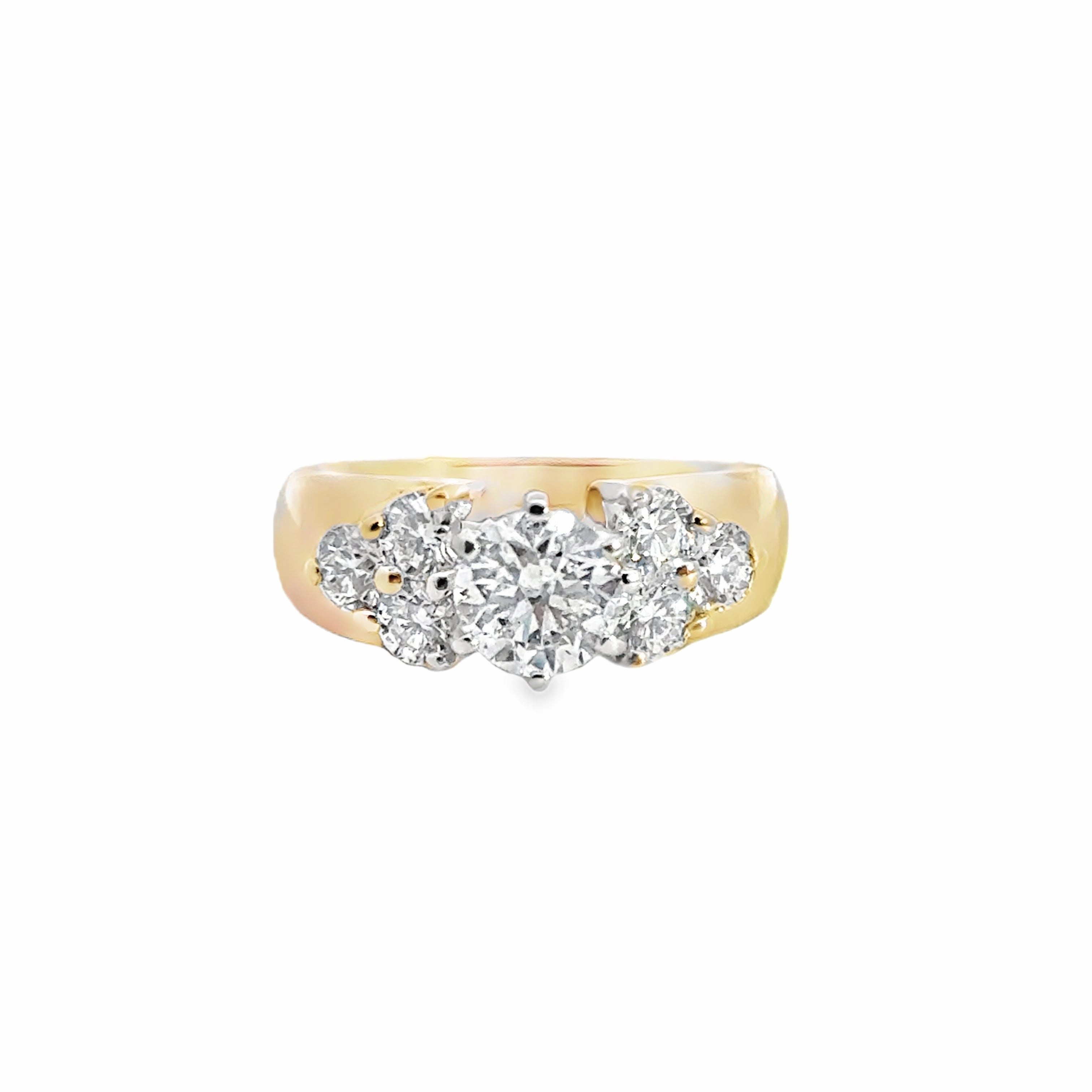 Kirkland Jewelry Estate | 14K Yellow Gold Diamond Ring Splendid Shine Vibrant Jewelry Look