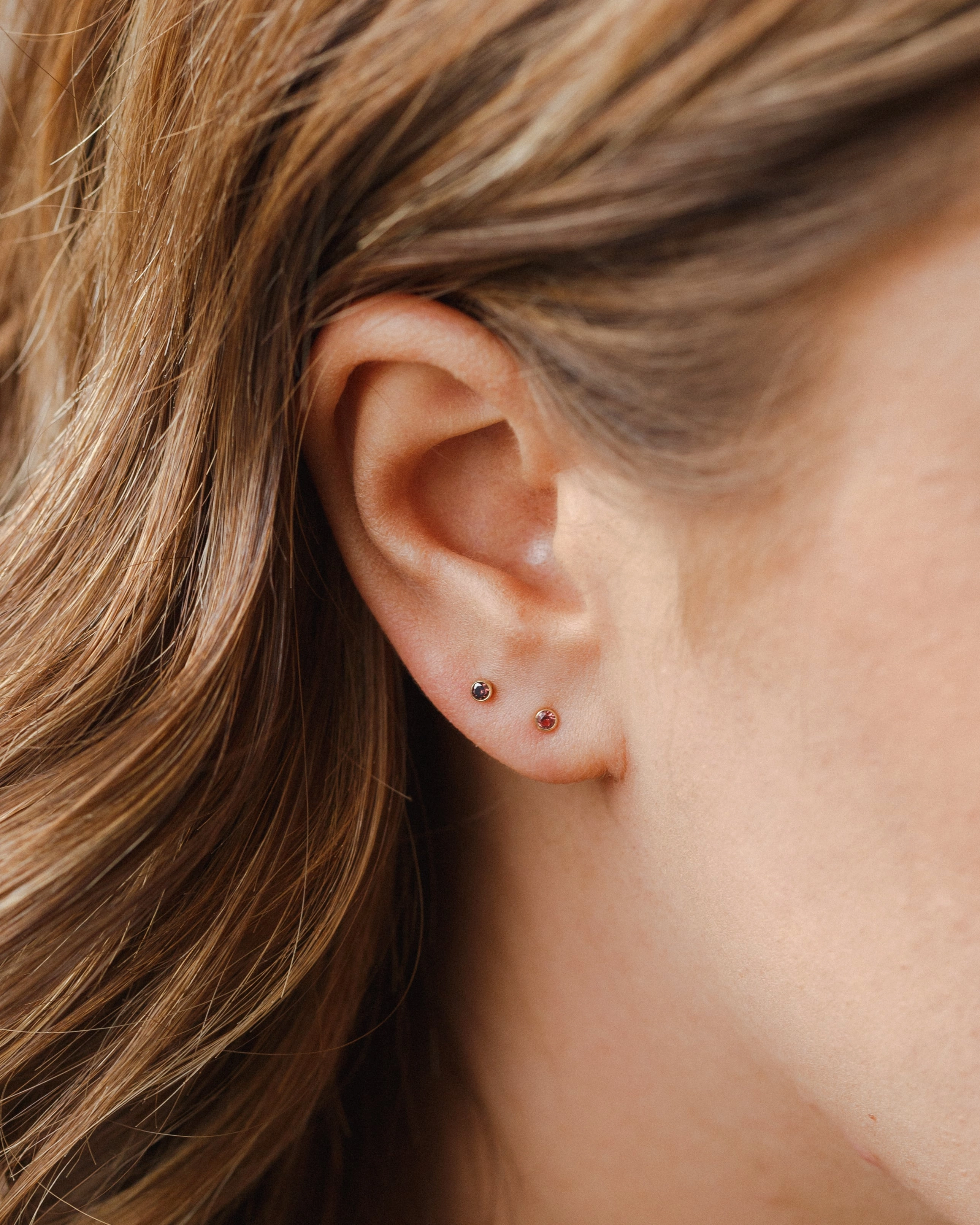 Aura Birthstone Necklace & Studs Set Sophisticated Shine Pieces