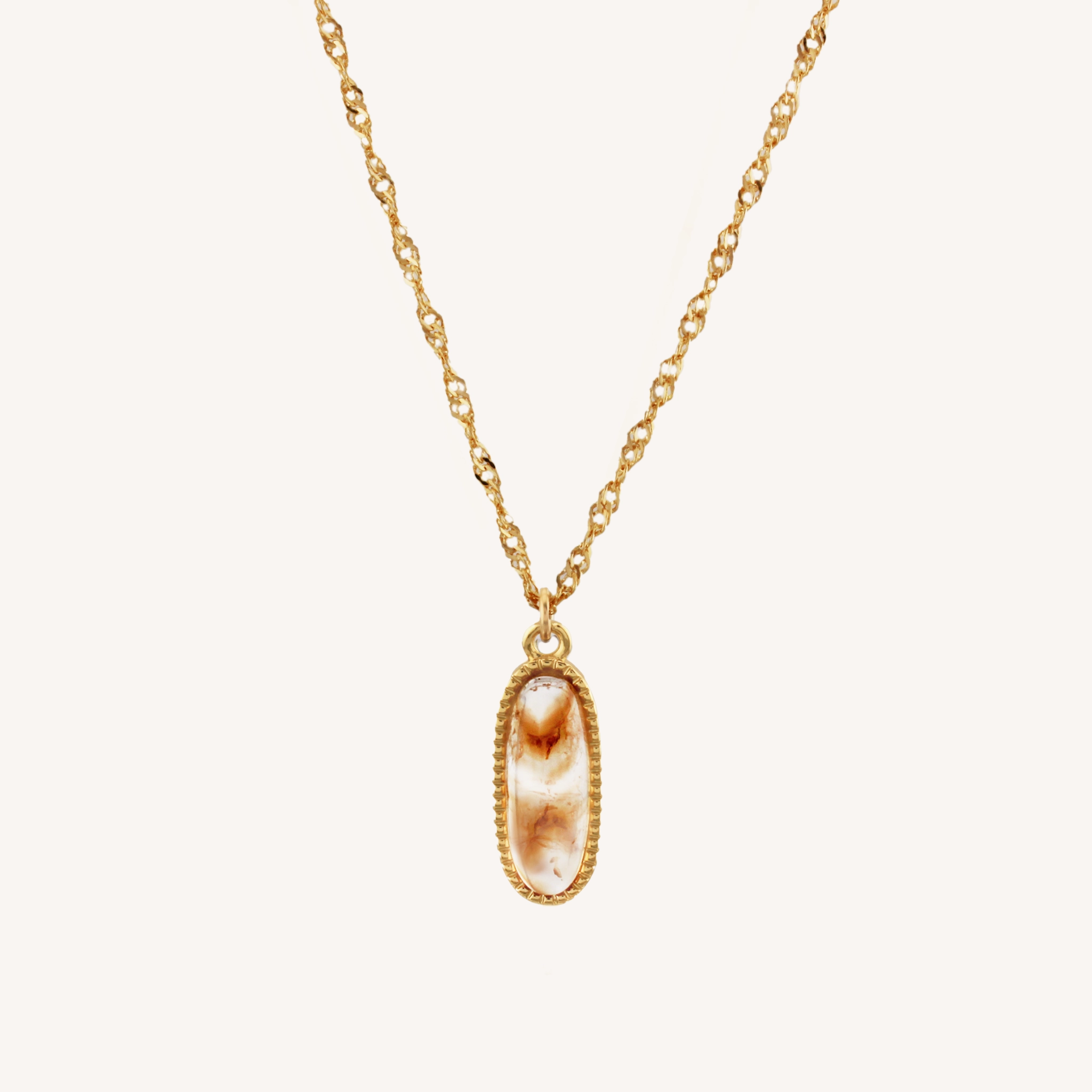 AUTUMN GEM NECKLACE Exclusive Finish