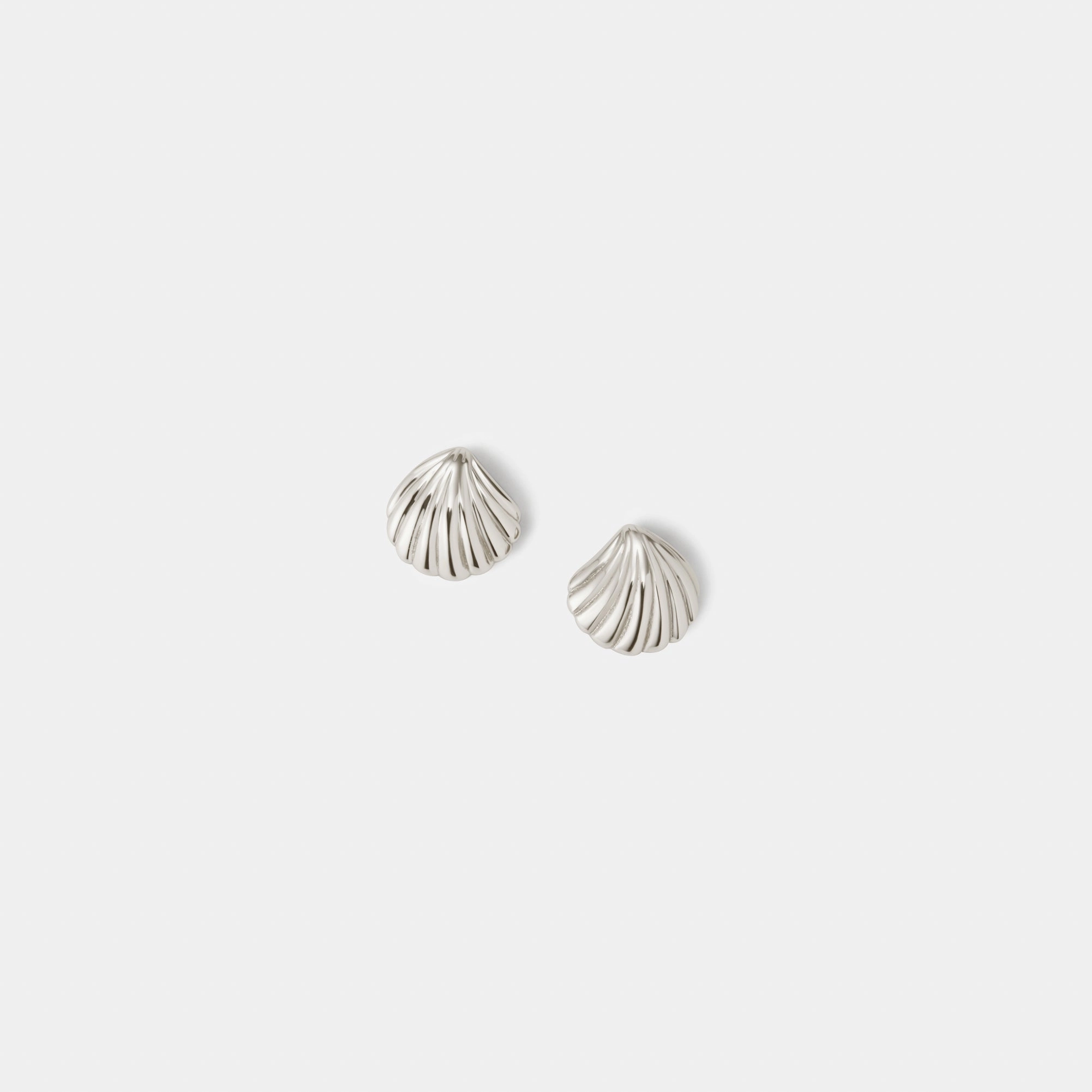 Artisan Glam Bridal Look Baby Seashell Studs
