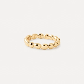 Skipping Stone Ring Artistic Emblem Perfect Accent