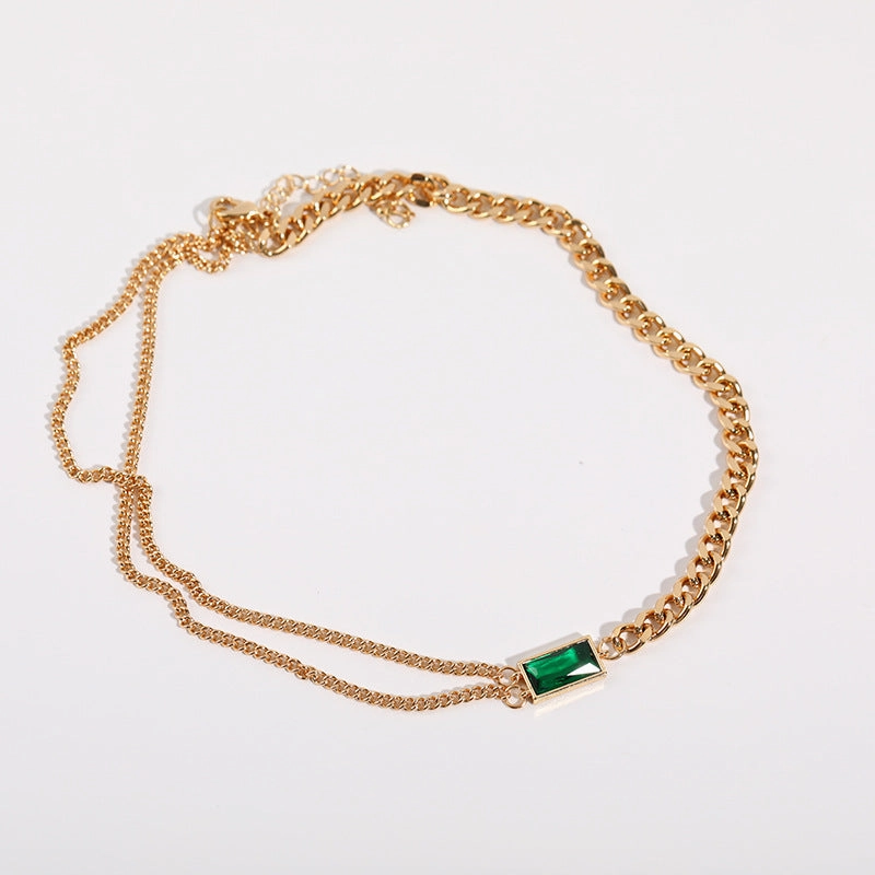 Sweet Touch Bella Black Onyx Cuban Necklace