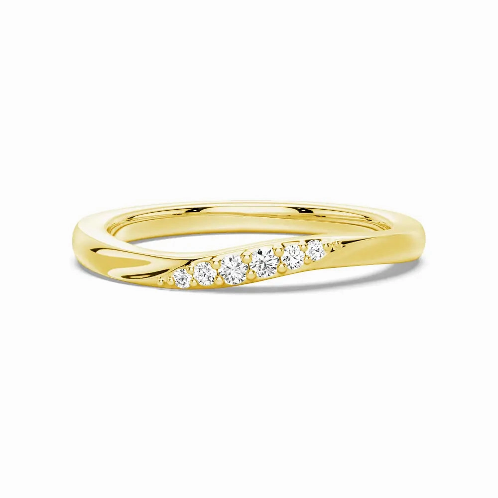 Trendy Appeal Unique Craft Tension Flow Lab Grown Diamond And Moissanite Ring