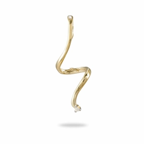 Timeless Trend Pick A Pearl Waterfall Pendant in Gold with Diamond