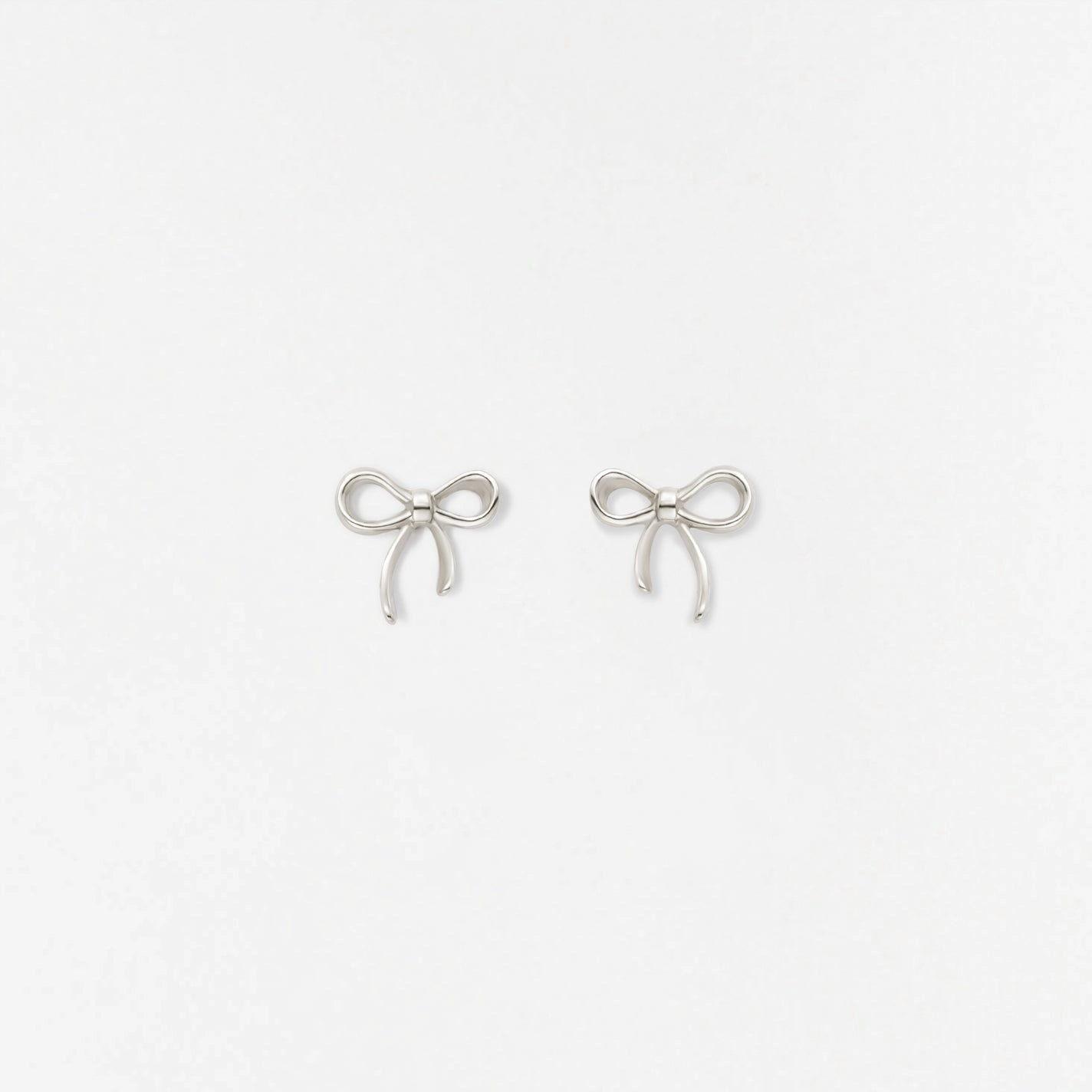 Bow Studs fashion charm Alluring Shine