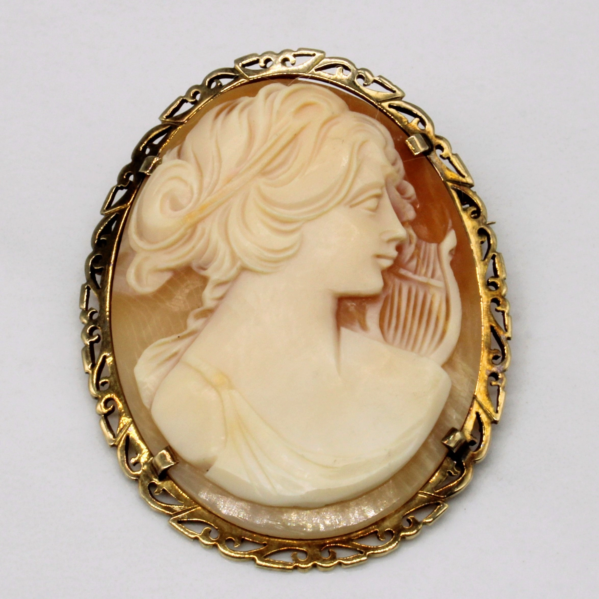 Carved Shell Cameo Brooch & Pendant | 17.00ct | Everyday Glam
