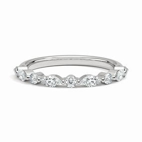 Casual Spark Celestial Embrace Half Eternity Lab Grown Diamond Ring