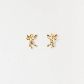 Geometric Decoration Cherub Studs