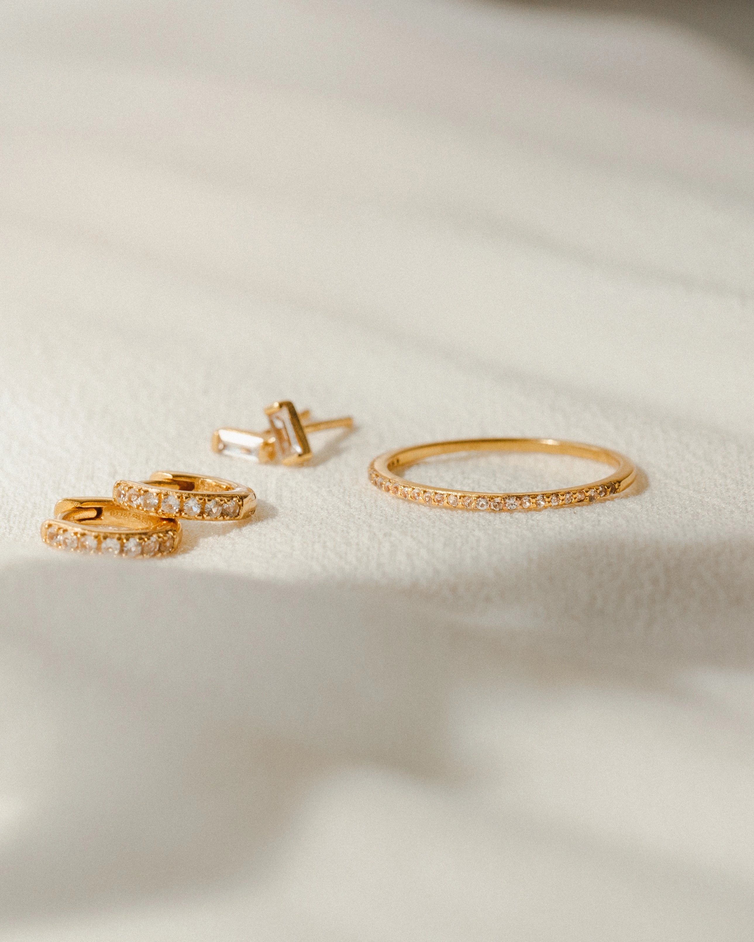 Unique Design Odessa White Sapphire Ring