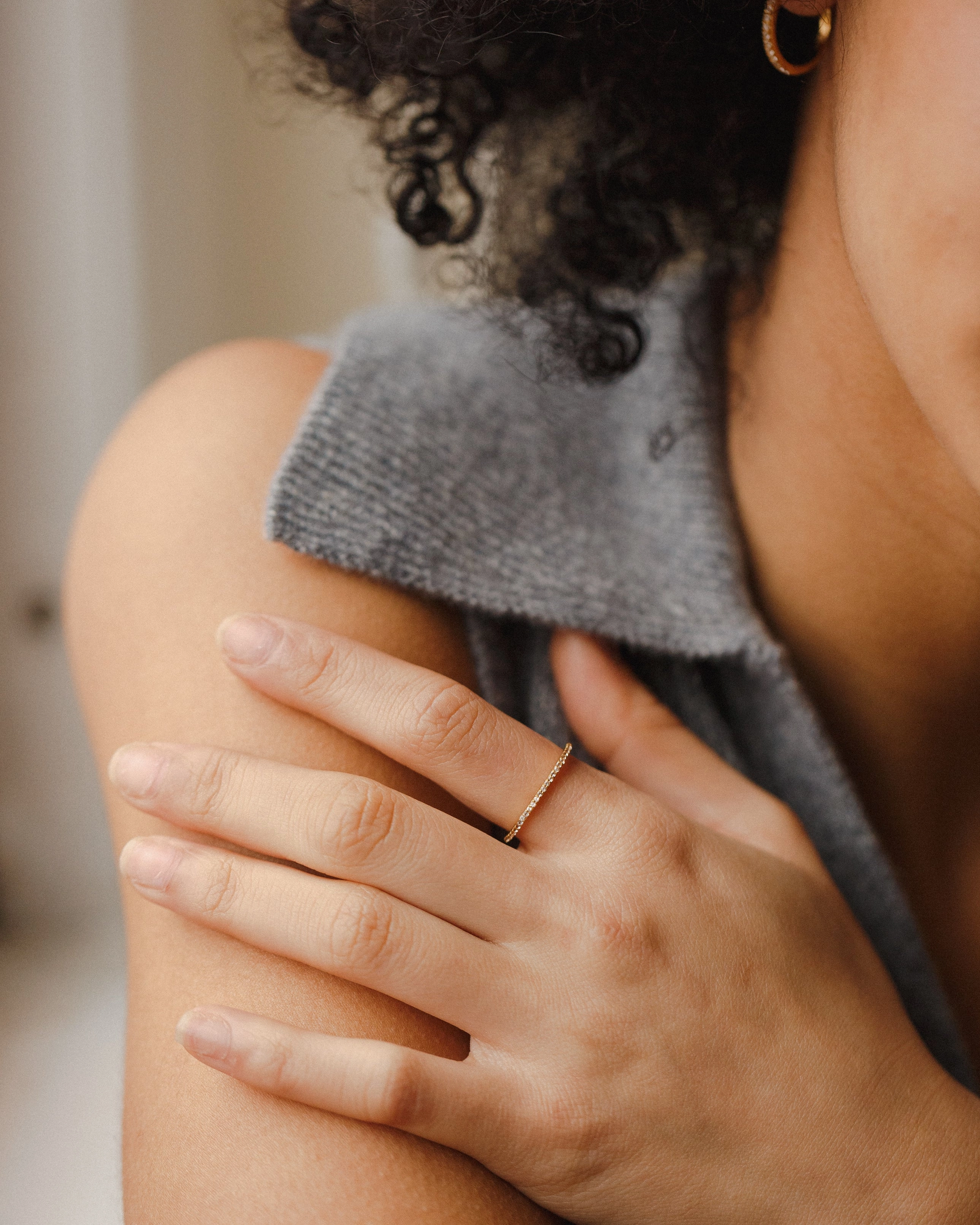 Daily Accent Odessa White Sapphire Ring