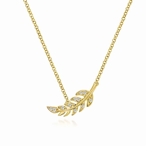 Couture Botanical Foliage Lab Grown Diamond Necklace Sparkling Shine Luxury Element