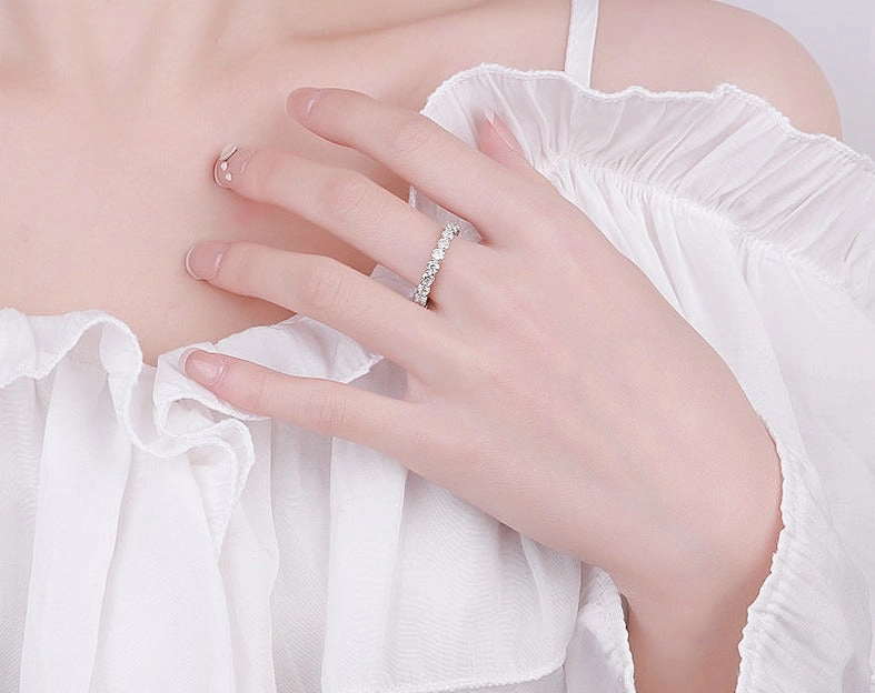 Creative Touch Special Style 2.2 Carat Full Diamond Ring Band | S925 | Moissanite