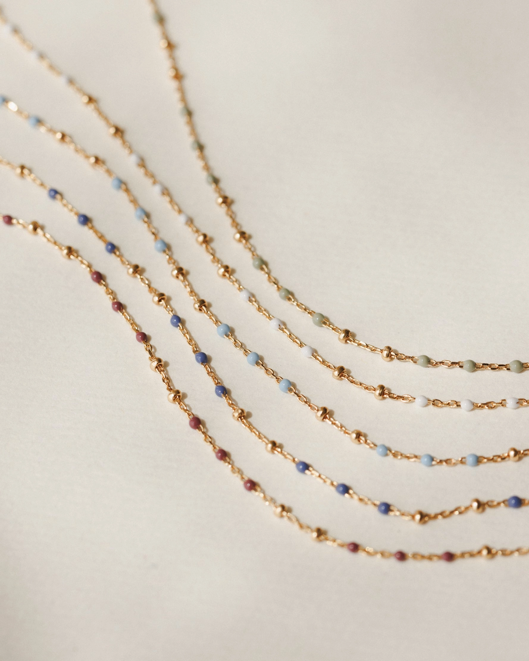 Gift For Friend Confetti Enamel Chain