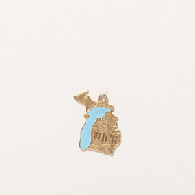 Seasonal Mood Luxury Set 14k Yellow Gold Michigan Charm