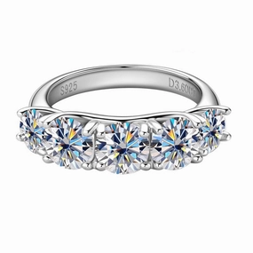 3.6 CTW Diamond Promise Ring | S925 | Moissanite | Soft Reflection