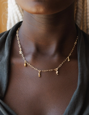 Custom Charm Necklace Seasonal Mood