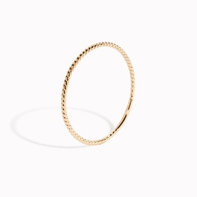 Shimmering Effect Romantic Layer Twist Ring - Laila