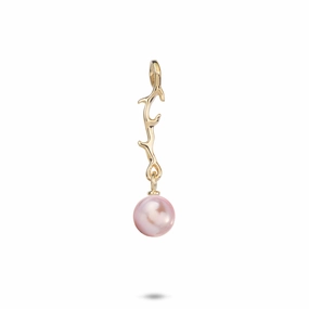 Pick A Pearl Heritage Pendant in Gold Unique Style Minimalist Finish