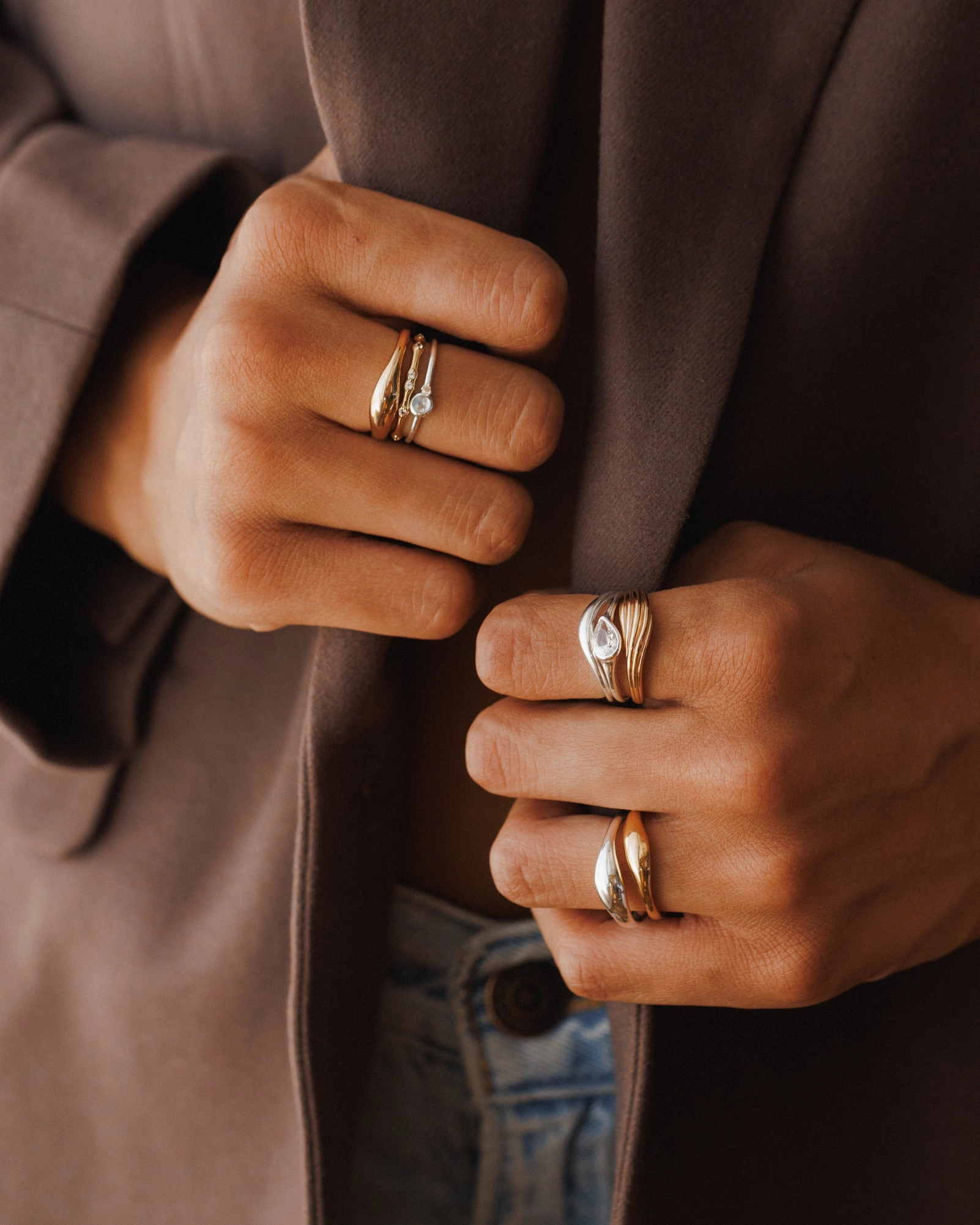 Fashionable Article Rising Tide Ring