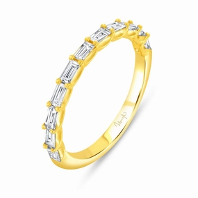 14K Yellow Gold Timeless Collection Wedding-Band Wedding Ring Texture Highlight Classic Shape