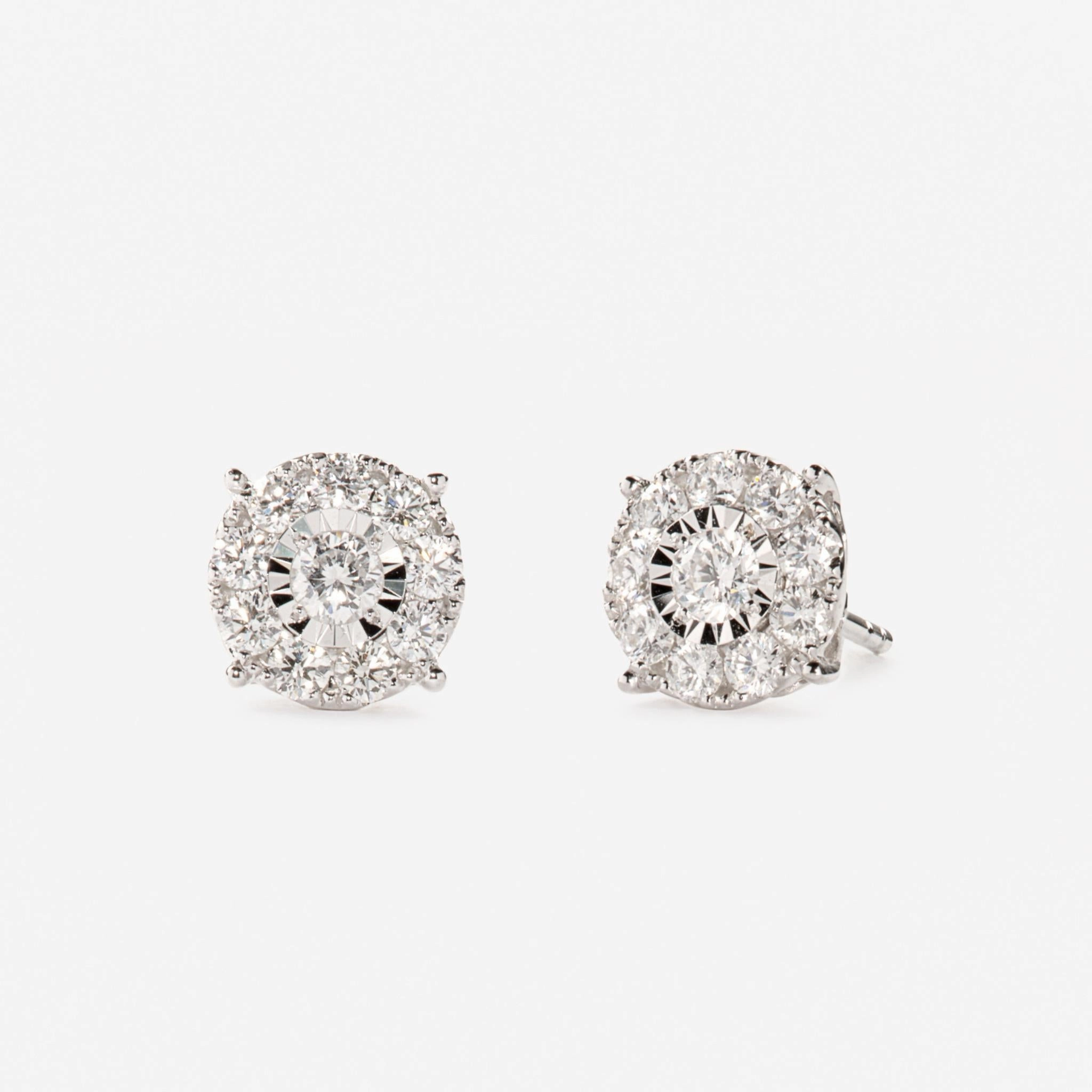 Formal Gift Event Favorite Diamond Earrings - 2 Carat Miracle Plate