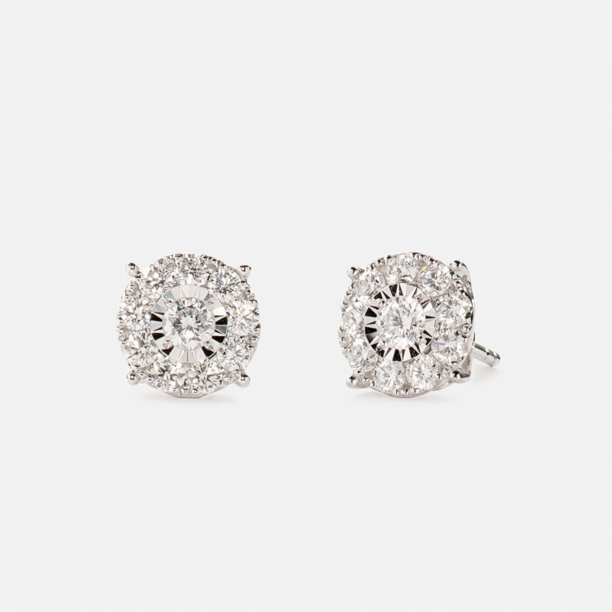 Gentle Spark Diamond Earrings - 2 Carat Miracle Plate