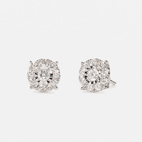 Trendy Accessory Diamond Earrings - 2 Carat Miracle Plate