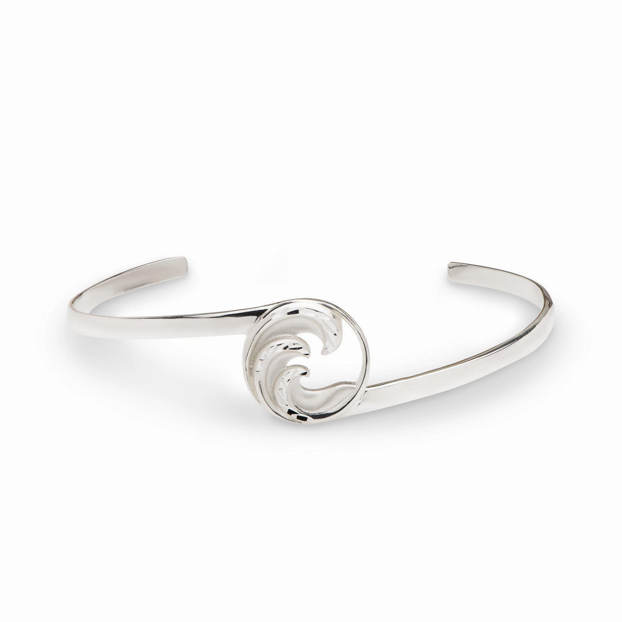 Nalu Cuff Bracelet in Sterling Silver - Size 7.5" Casual Touch Sophisticated Style