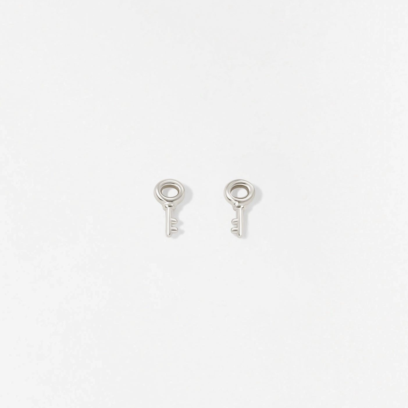 Classic Selection Delicate Essential Skeleton Key Studs