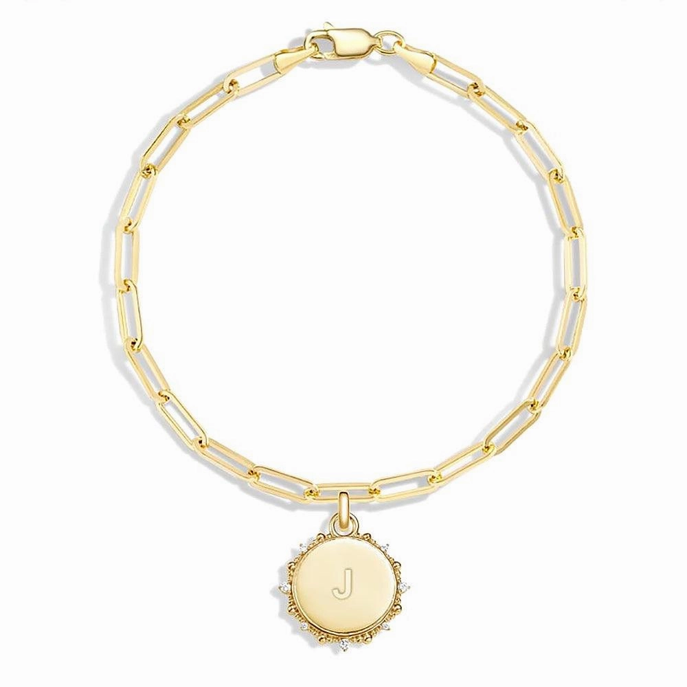 Romantic Set Engravable Moissanite Sunlight Medallion Pendant Necklace