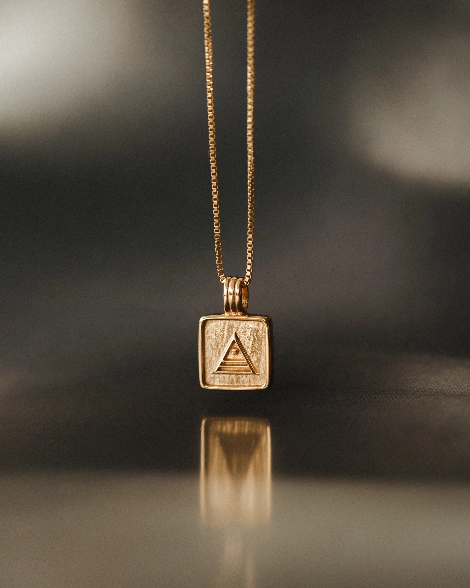 Subtle Accent Enneagram Type Five Necklace